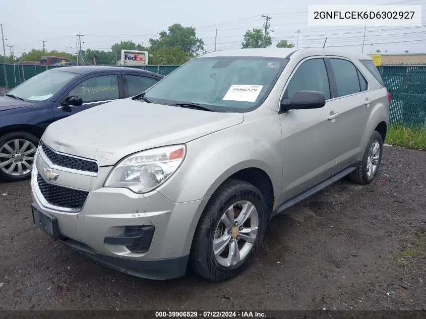 2GNFLCEK6D6302927 2013 Chevrolet Equinox Ls