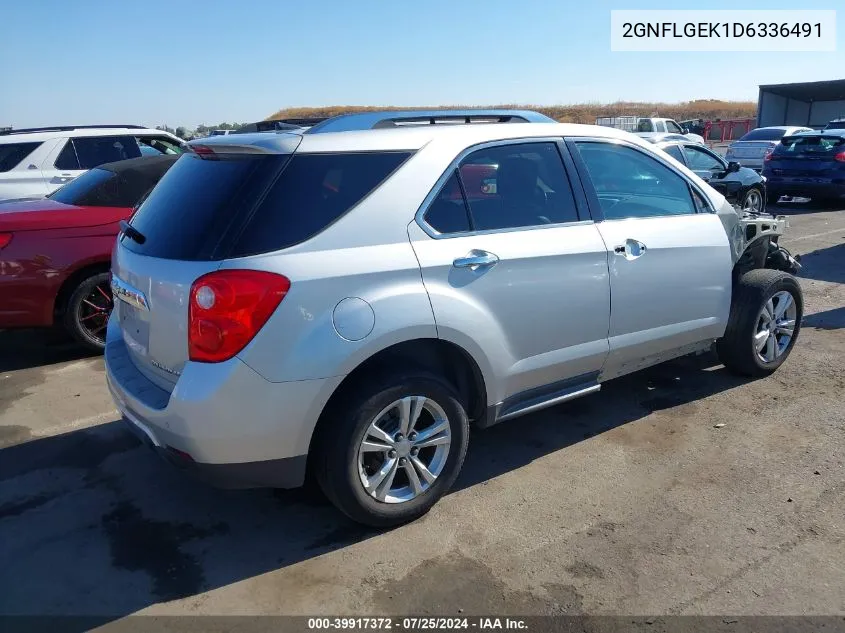 2GNFLGEK1D6336491 2013 Chevrolet Equinox Ltz