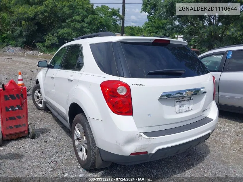 2GNALDEK2D1110644 2013 Chevrolet Equinox 1Lt