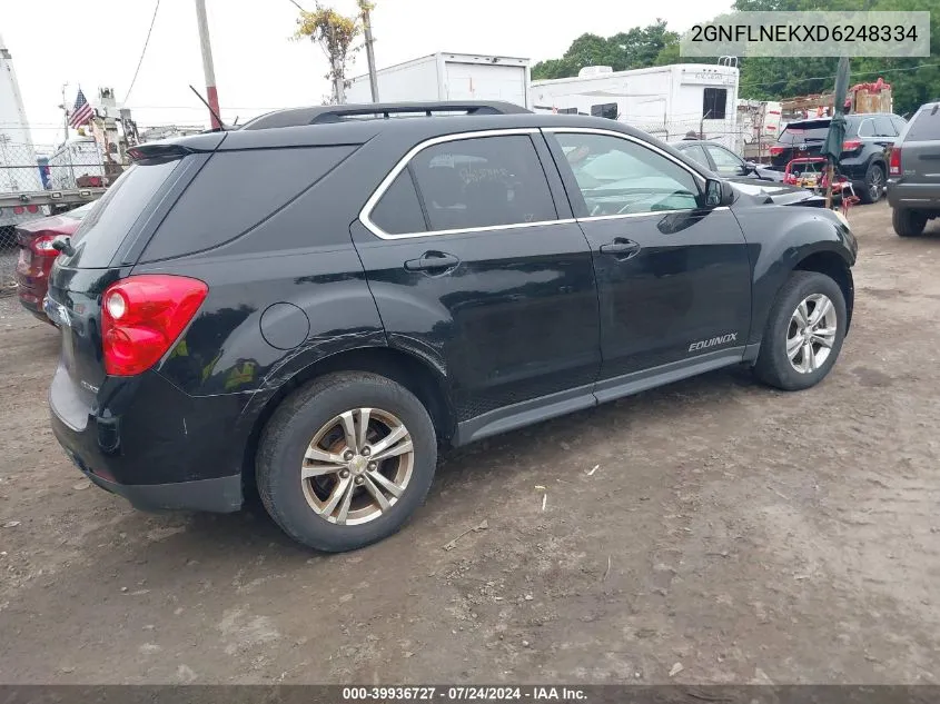 2013 Chevrolet Equinox 2Lt VIN: 2GNFLNEKXD6248334 Lot: 39936727