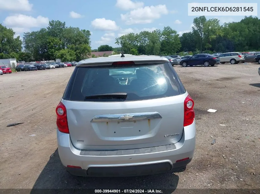 2GNFLCEK6D6281545 2013 Chevrolet Equinox Ls