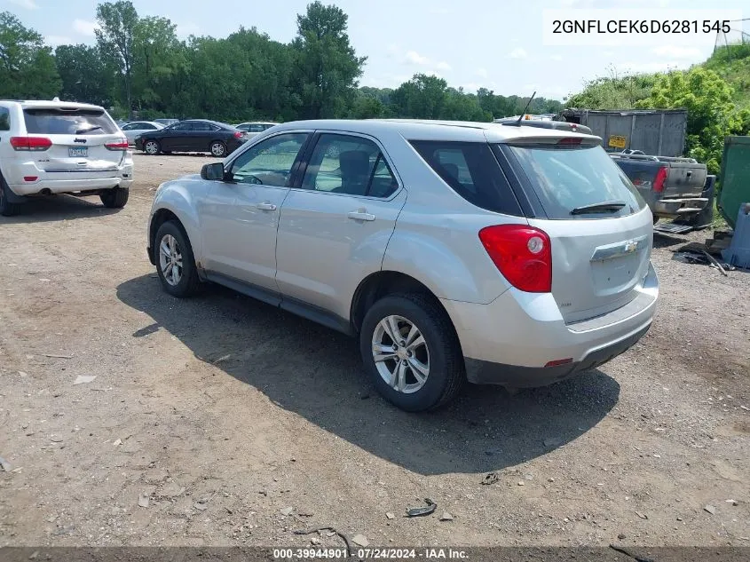 2GNFLCEK6D6281545 2013 Chevrolet Equinox Ls