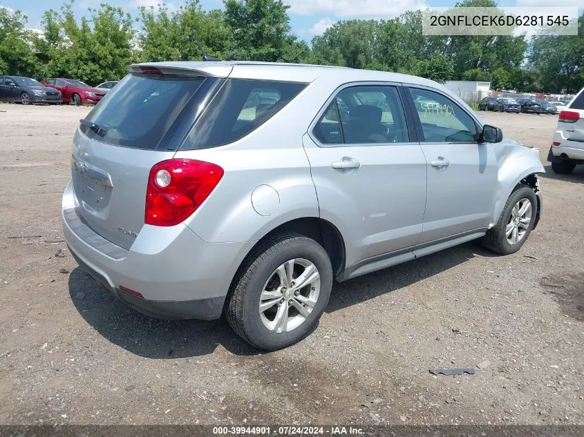 2GNFLCEK6D6281545 2013 Chevrolet Equinox Ls