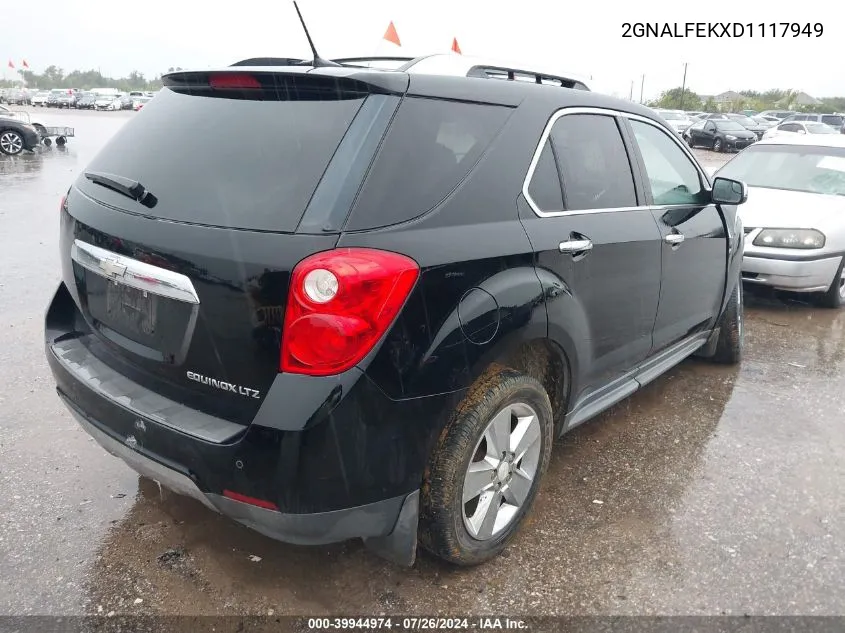 2GNALFEKXD1117949 2013 Chevrolet Equinox Ltz