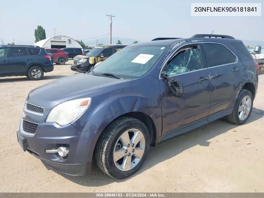 2GNFLNEK9D6181841 2013 Chevrolet Equinox 2Lt