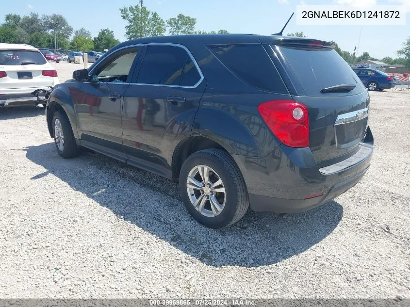 2GNALBEK6D1241872 2013 Chevrolet Equinox Ls