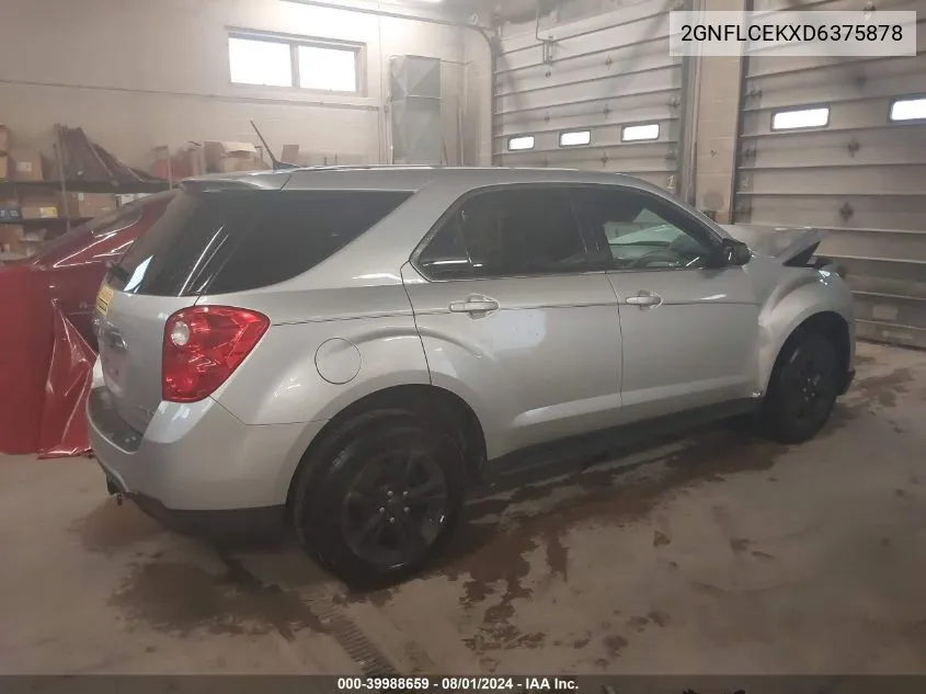 2GNFLCEKXD6375878 2013 Chevrolet Equinox Ls