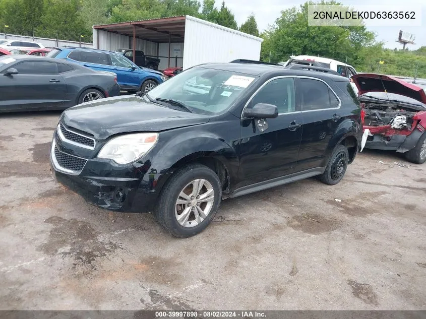 2013 Chevrolet Equinox 1Lt VIN: 2GNALDEK0D6363562 Lot: 39997898