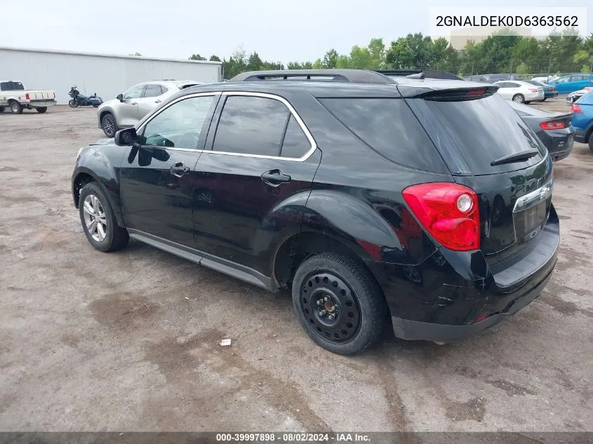 2013 Chevrolet Equinox 1Lt VIN: 2GNALDEK0D6363562 Lot: 39997898