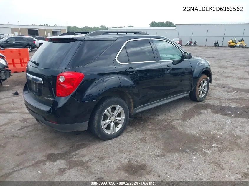 2013 Chevrolet Equinox 1Lt VIN: 2GNALDEK0D6363562 Lot: 39997898