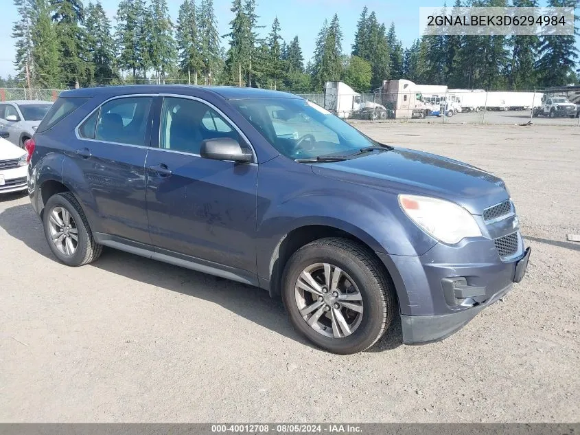 2GNALBEK3D6294984 2013 Chevrolet Equinox Ls