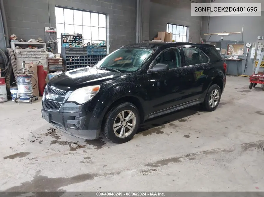 2GNFLCEK2D6401695 2013 Chevrolet Equinox Ls