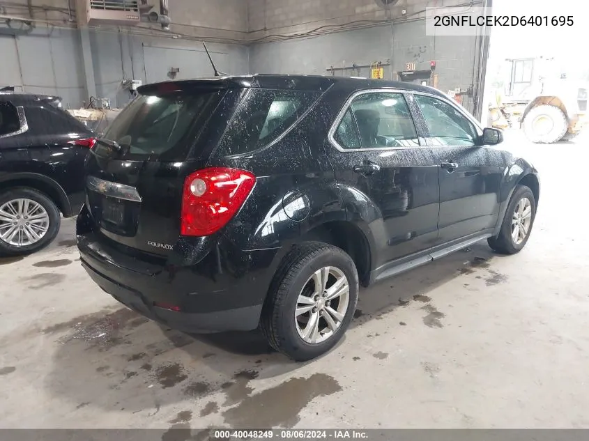 2GNFLCEK2D6401695 2013 Chevrolet Equinox Ls