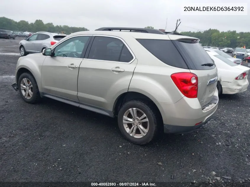 2GNALDEK6D6364392 2013 Chevrolet Equinox Lt