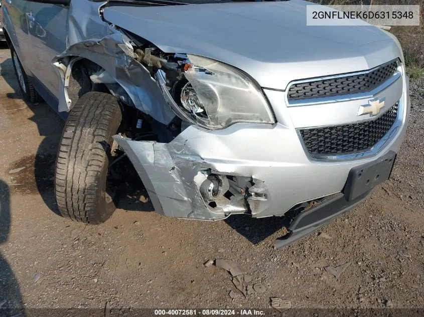 2GNFLNEK6D6315348 2013 Chevrolet Equinox Lt