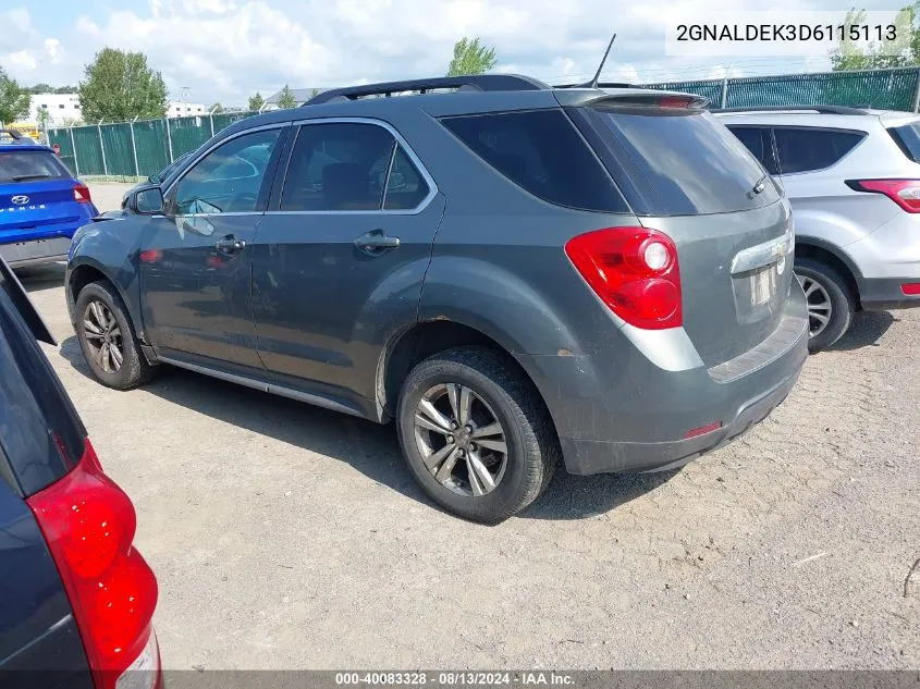 2GNALDEK3D6115113 2013 Chevrolet Equinox 1Lt