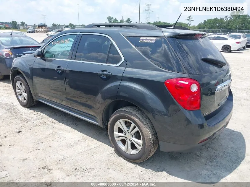 2013 Chevrolet Equinox 2Lt VIN: 2GNFLNEK1D6380494 Lot: 40083600