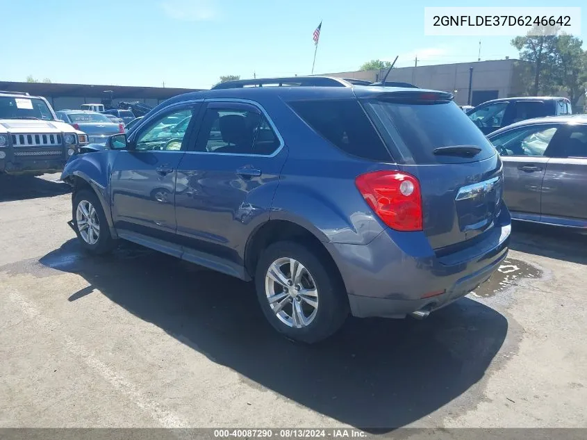 2013 Chevrolet Equinox 1Lt VIN: 2GNFLDE37D6246642 Lot: 40087290