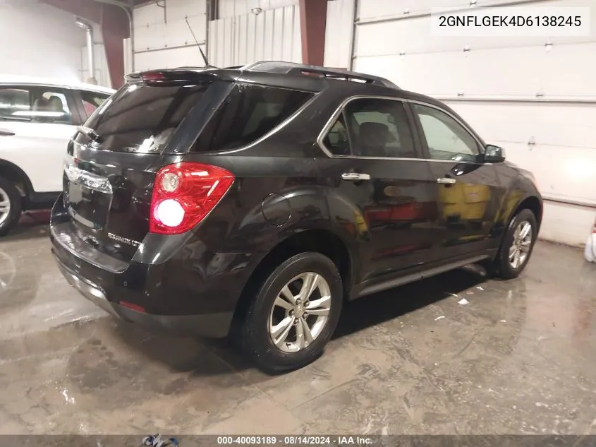 2GNFLGEK4D6138245 2013 Chevrolet Equinox Ltz