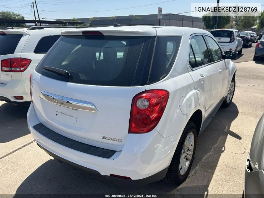 2013 Chevrolet Equinox Ls VIN: 1GNALBEK8DZ128769 Lot: 40099602