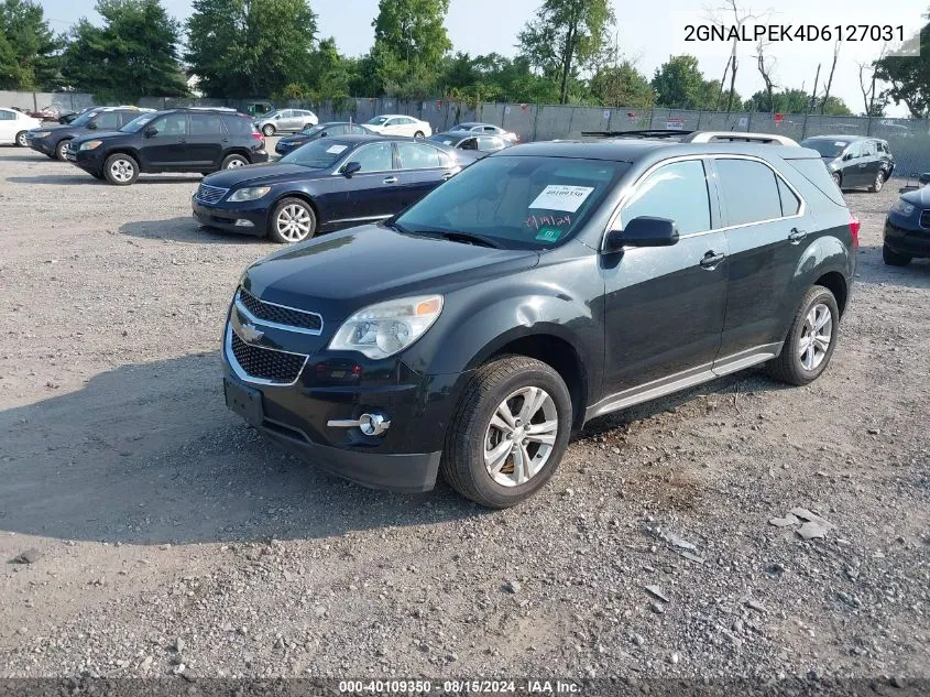 2013 Chevrolet Equinox 2Lt VIN: 2GNALPEK4D6127031 Lot: 40109350