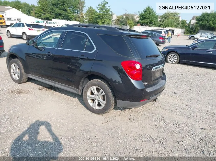 2013 Chevrolet Equinox 2Lt VIN: 2GNALPEK4D6127031 Lot: 40109350