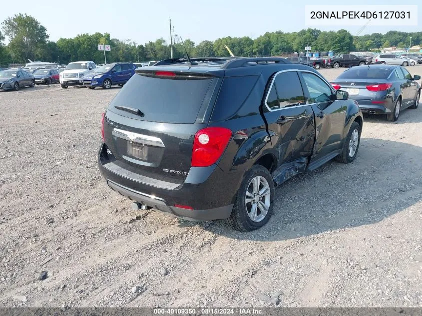 2013 Chevrolet Equinox 2Lt VIN: 2GNALPEK4D6127031 Lot: 40109350