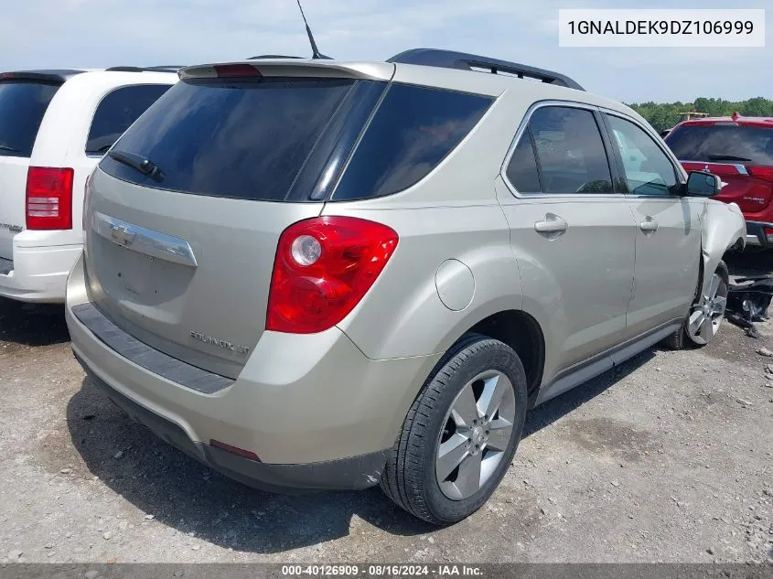 2013 Chevrolet Equinox 1Lt VIN: 1GNALDEK9DZ106999 Lot: 40126909