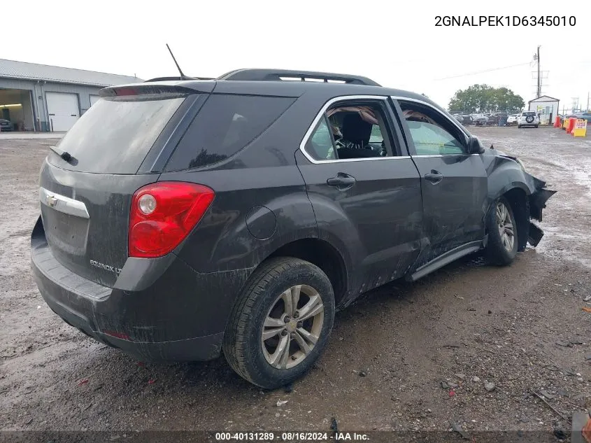 2GNALPEK1D6345010 2013 Chevrolet Equinox 2Lt