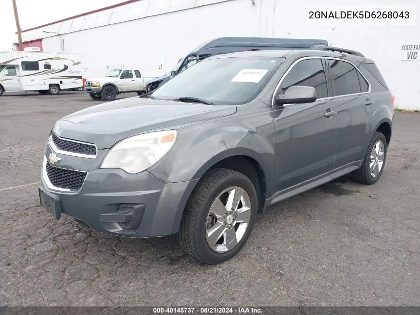 2013 Chevrolet Equinox Lt VIN: 2GNALDEK5D6268043 Lot: 40145737