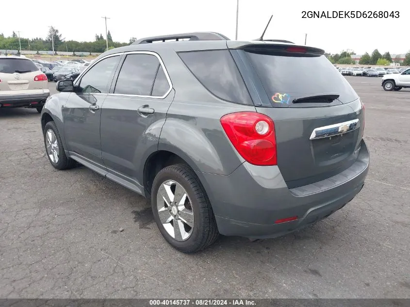 2013 Chevrolet Equinox Lt VIN: 2GNALDEK5D6268043 Lot: 40145737