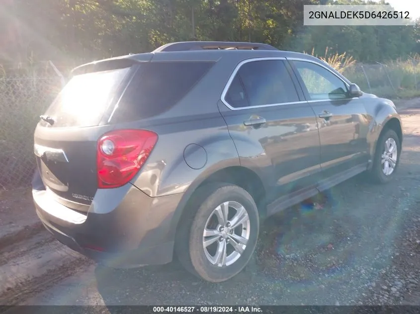 2013 Chevrolet Equinox 1Lt VIN: 2GNALDEK5D6426512 Lot: 40146527