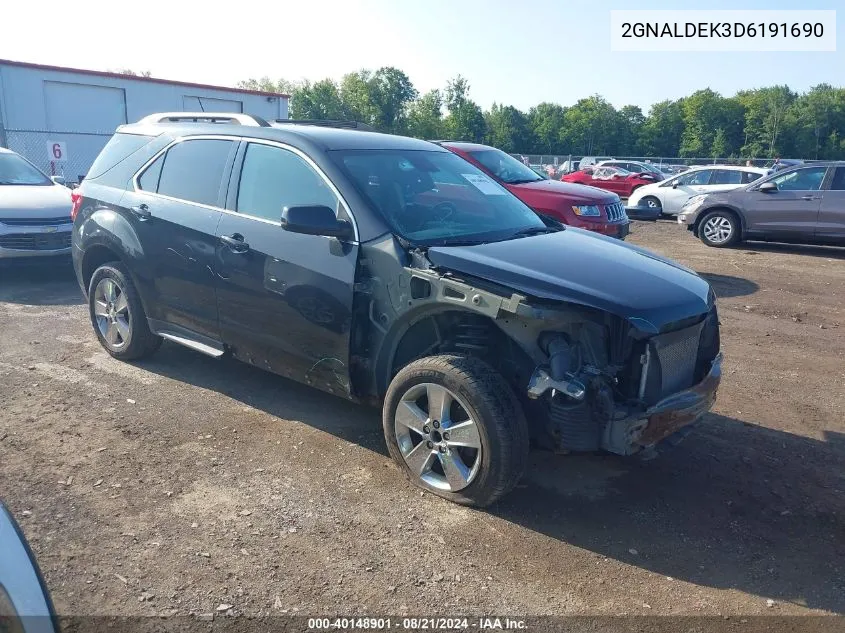 2013 Chevrolet Equinox Lt VIN: 2GNALDEK3D6191690 Lot: 40148901