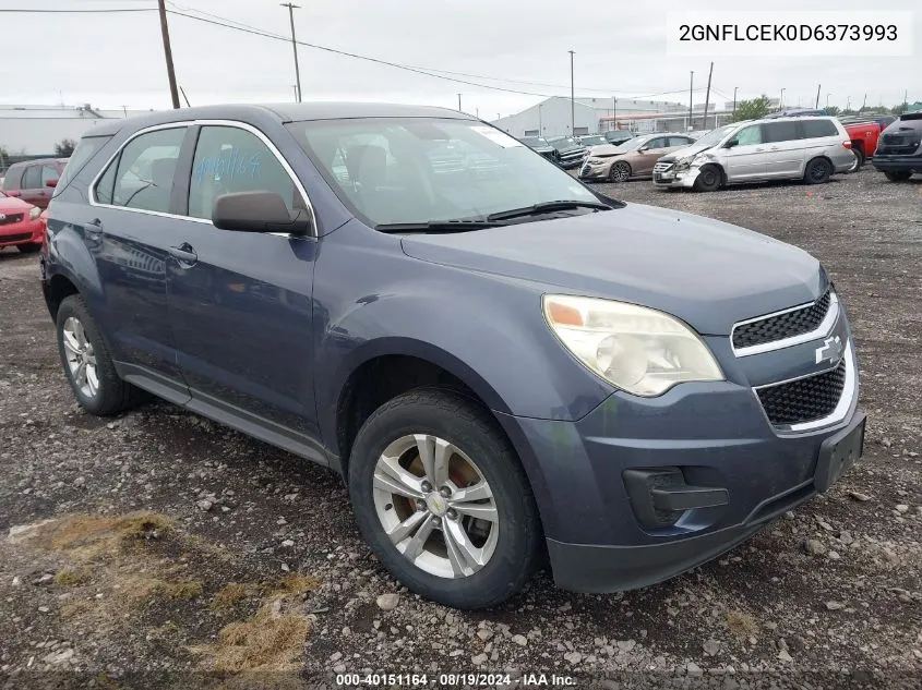 2013 Chevrolet Equinox Ls VIN: 2GNFLCEK0D6373993 Lot: 40151164