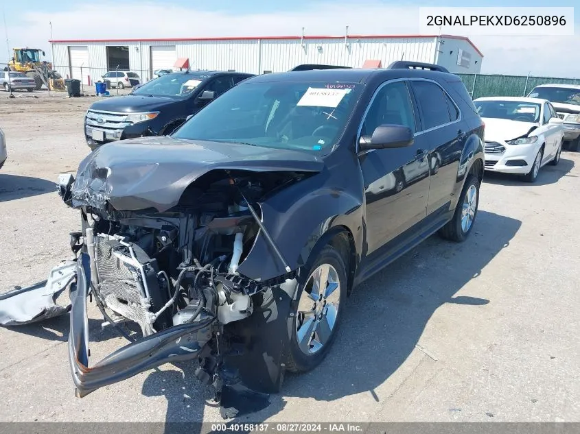 2013 Chevrolet Equinox 2Lt VIN: 2GNALPEKXD6250896 Lot: 40158137