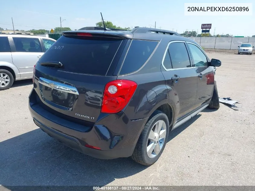 2013 Chevrolet Equinox 2Lt VIN: 2GNALPEKXD6250896 Lot: 40158137