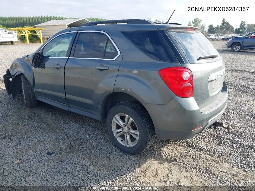 2013 Chevrolet Equinox Lt VIN: 2GNALPEKXD6284367 Lot: 40166198