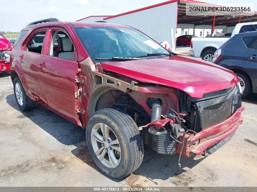 2013 Chevrolet Equinox 2Lt VIN: 2GNALPEK3D6233566 Lot: 40176813