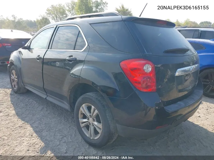 2013 Chevrolet Equinox 2Lt VIN: 2GNALPEK3D6165155 Lot: 40185842