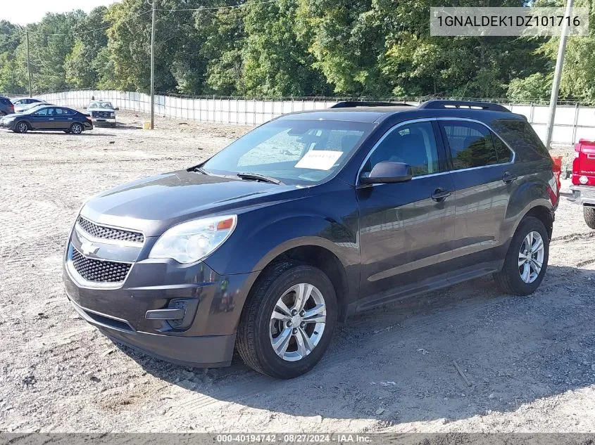 1GNALDEK1DZ101716 2013 Chevrolet Equinox 1Lt