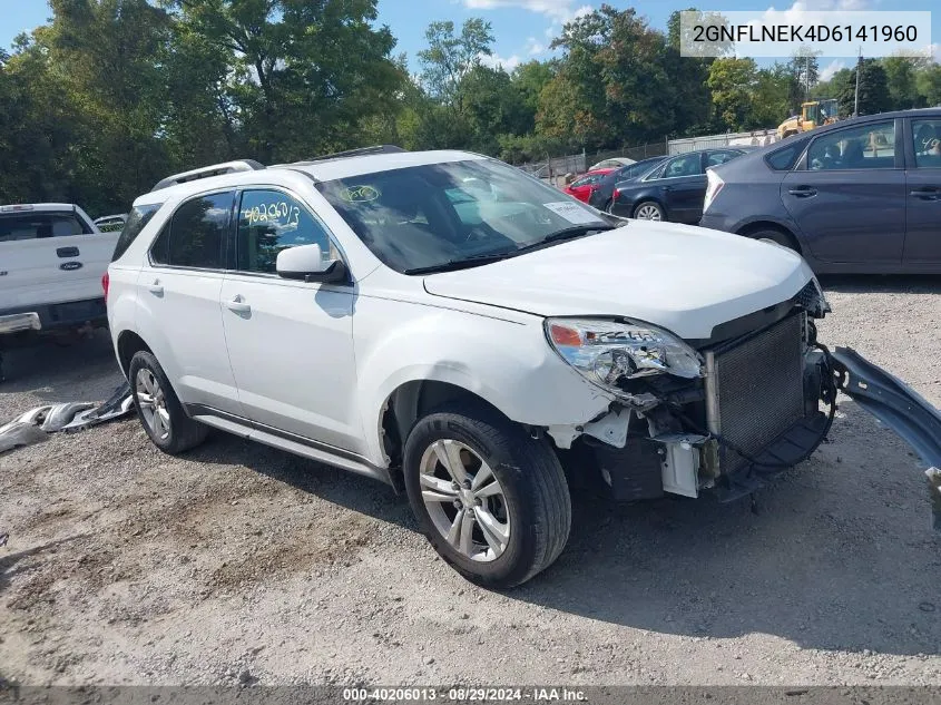 2013 Chevrolet Equinox 2Lt VIN: 2GNFLNEK4D6141960 Lot: 40206013