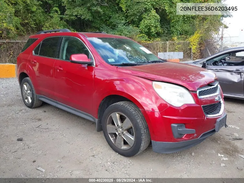 2013 Chevrolet Equinox 1Lt VIN: 2GNFLEE36D6203495 Lot: 40230025