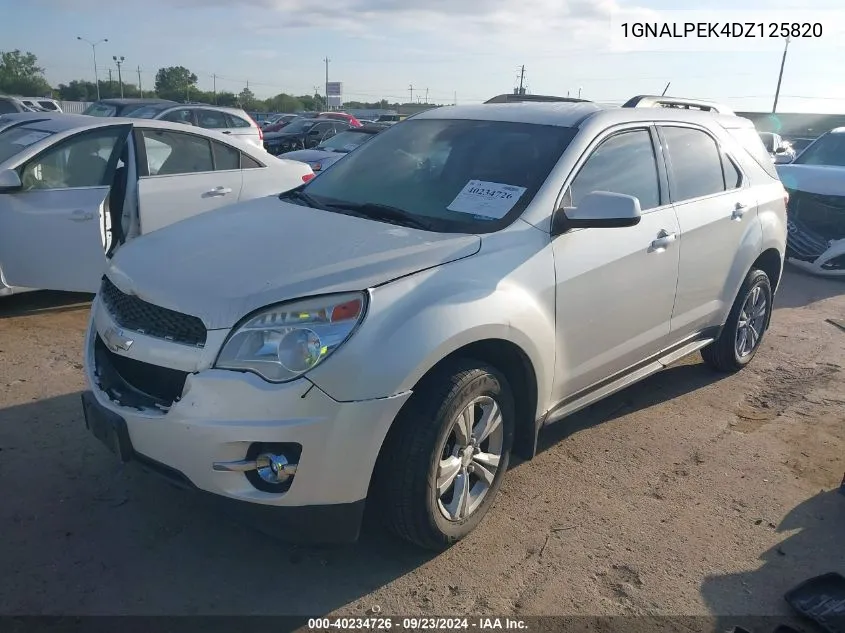 1GNALPEK4DZ125820 2013 Chevrolet Equinox Lt