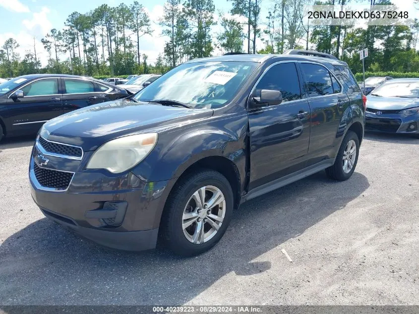 2013 Chevrolet Equinox 1Lt VIN: 2GNALDEKXD6375248 Lot: 40239223