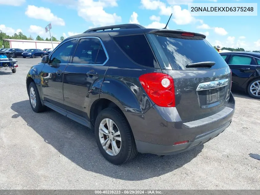 2013 Chevrolet Equinox 1Lt VIN: 2GNALDEKXD6375248 Lot: 40239223