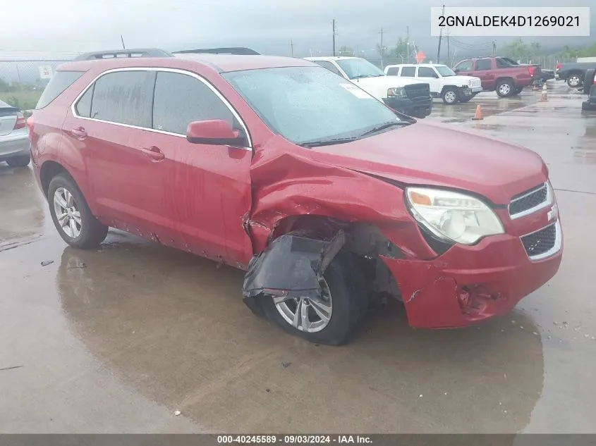 2013 Chevrolet Equinox 1Lt VIN: 2GNALDEK4D1269021 Lot: 40245589