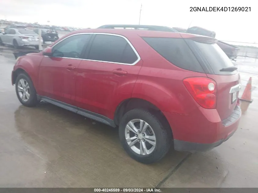 2013 Chevrolet Equinox 1Lt VIN: 2GNALDEK4D1269021 Lot: 40245589