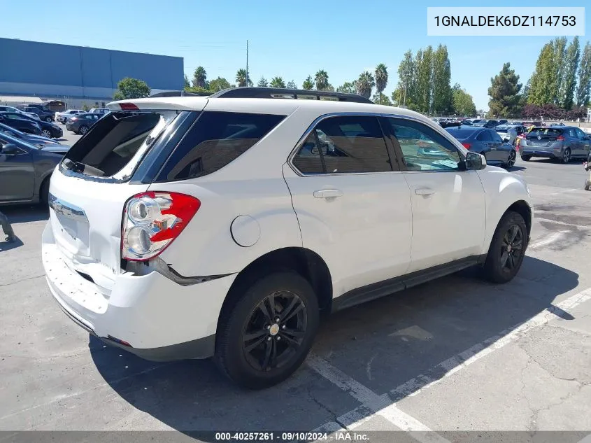 1GNALDEK6DZ114753 2013 Chevrolet Equinox 1Lt