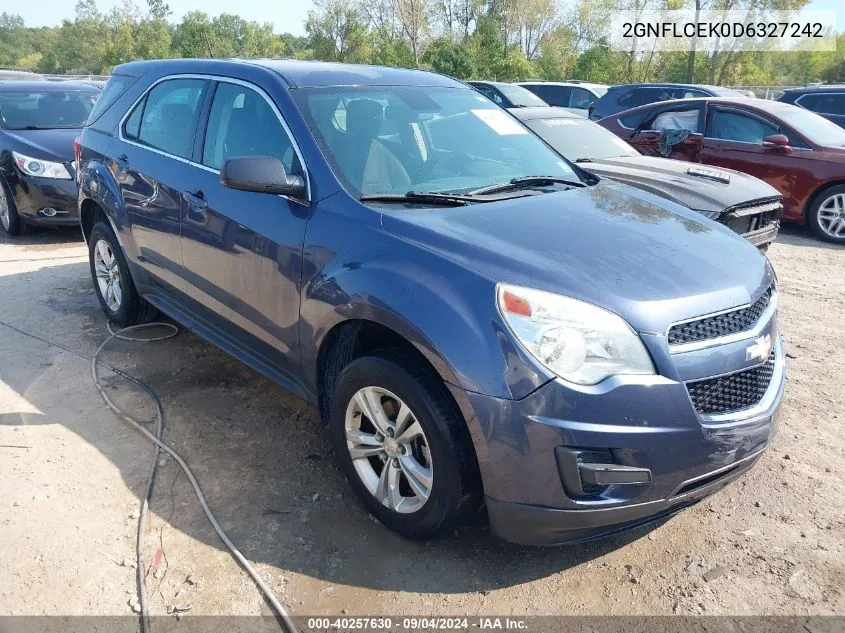 2GNFLCEK0D6327242 2013 Chevrolet Equinox Ls