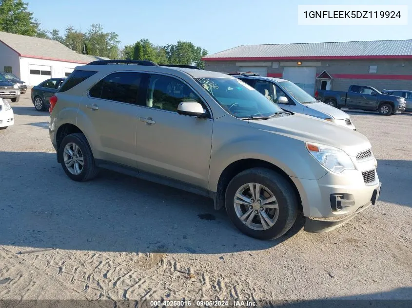 1GNFLEEK5DZ119924 2013 Chevrolet Equinox 1Lt